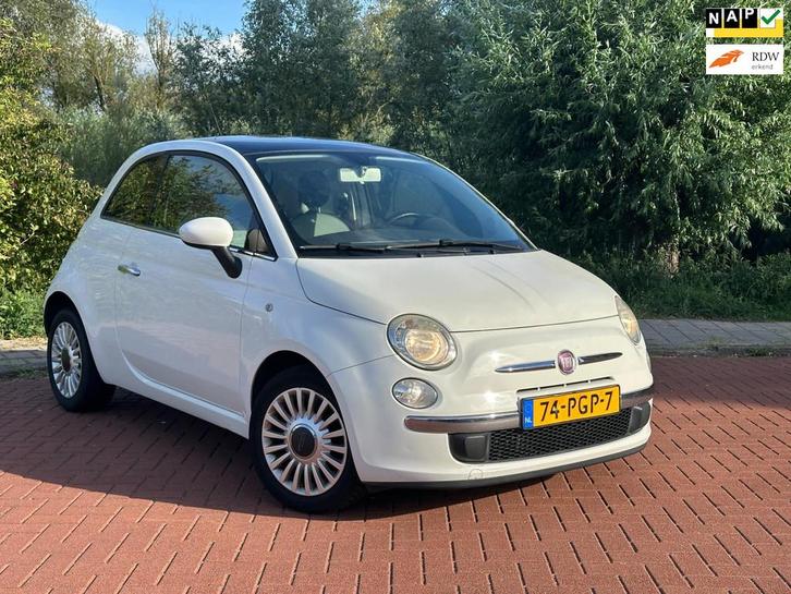 Fiat 500 0.9 TwinAir Lounge Panodak/Airco/Nap, Auto's, Fiat, Bedrijf, Te koop, ABS, Airbags, Airconditioning, Centrale vergrendeling