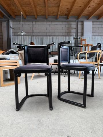 Wittmann Fledermaus Chair by Joseph Hoffmann (2 stuks) beschikbaar voor biedingen