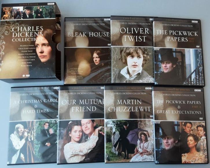 Charles Dickens DVD's collectie nieuwstaat, Cd's en Dvd's, Dvd's | Tv en Series, Zo goed als nieuw, Alle leeftijden, Ophalen of Verzenden