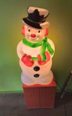 💐VINTAGE SNEEUWPOP MET VERLICHTING, Ophalen of Verzenden, Zo goed als nieuw