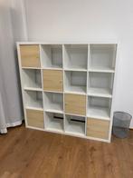 Ikea Kallax 4x4 kast met 5 deurtjes - goede staat!, Ophalen, Kunststof, Gebruikt, 100 tot 150 cm