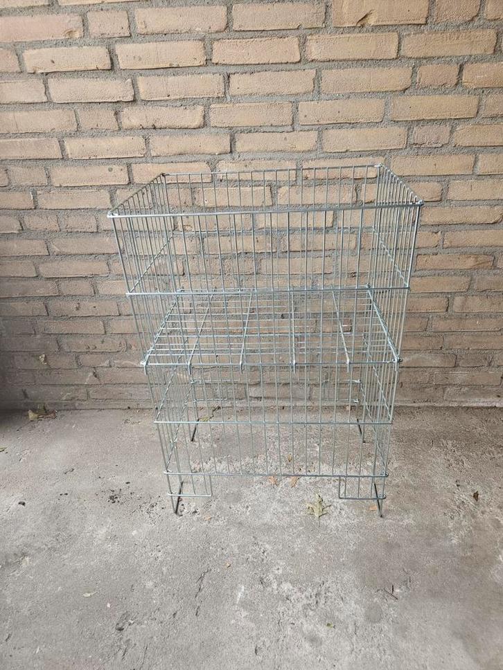 8 Draadmand Displays - Winkel/Markt Presentatie, Diversen, Rommelmarktspullen, Gebruikt, Ophalen of Verzenden