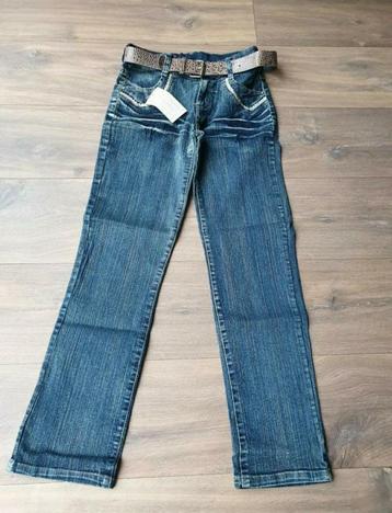 Spijkerbroek met riem / maat 158/164 / Nieuw met label  beschikbaar voor biedingen