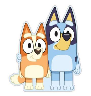 Bluey Knuffel Kussen - Bluey en Bingo beschikbaar voor biedingen