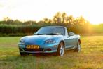 Mazda MX-5 uit 2001 | UNIEKE KLEUR | NIEUWE SOFTTOP, Zwart, 4 cilinders, Cabriolet, Blauw