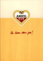 promtiekaart Amstel bier, ik hou van jou, Verzenden, 1980 tot heden, Ongelopen, Overige thema's