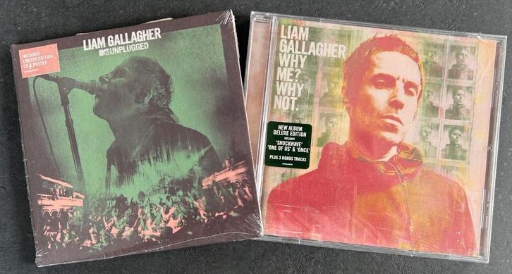 LIAM GALLAGHER ( OASIS ) - Why me? & MTV Unplugged ( 2 CDs ), Cd's en Dvd's, Cd's | Rock, Zo goed als nieuw, Poprock, Ophalen of Verzenden