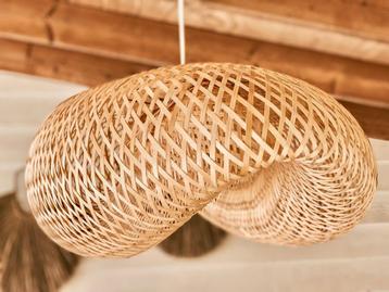 Rieten- design hanglamp (Bali / Ibiza) beschikbaar voor biedingen