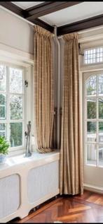 Gordijnen Franse Lelie overgordijnen beige hoog 260cm, Gebruikt, 200 cm of meer, Beige, Ophalen of Verzenden