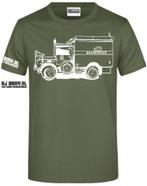 Defensie legershirt met diverse DAF YA126 versies, Ophalen of Verzenden, Landmacht, Nederland, Kleding of Schoenen