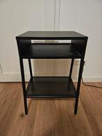 Ikea SETSKOG Zwart Nachtkastje, Ophalen, Gebruikt, Minder dan 45 cm, Metaal of Aluminium