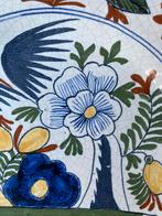 Antiek Delfts polychroom wandbord, Antiek en Kunst, Antiek | Wandborden en Tegels, Ophalen of Verzenden