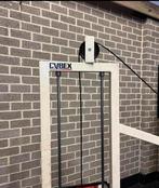 Cybex U.S.A. Chestpress / borstpress / Wit met Zwart, Ophalen, Benen, Gebruikt, -
