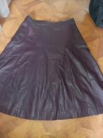 Leren rok maat 38 donkerrood, Maat 38/40 (M), Ophalen of Verzenden, Zo goed als nieuw, Rood