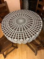 Grijs Gehaakt Tafelkleed, Huis en Inrichting, Tafelkleden, Ophalen of Verzenden, Gebruikt, Rond, Binnen