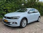 Volkswagen Polo 1.0 TSI 2018 White Silver Meth. Highline, Voorwielaandrijving, Wit, Origineel Nederlands, Handgeschakeld