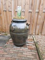 Toscaanse bloempotten van teracotta, Tuin en Terras, Bloempotten, Ophalen, 40 cm of meer, Rond, Zo goed als nieuw