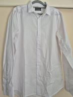 Overhemd - wit - L, Ophalen of Verzenden, Zo goed als nieuw, Wit, Halswijdte 43/44 (XL)