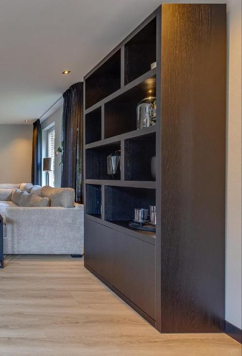 Buffetkast zwart eiken, Huis en Inrichting, Kasten | Wandmeubels, Zo goed als nieuw, 200 cm of meer, Minder dan 150 cm, 25 tot 50 cm