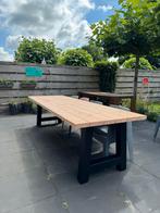 Douglas tuintafel - 220 x 98 x 4,5 - JULI ACTIE, Ophalen, Nieuw, Rechthoekig