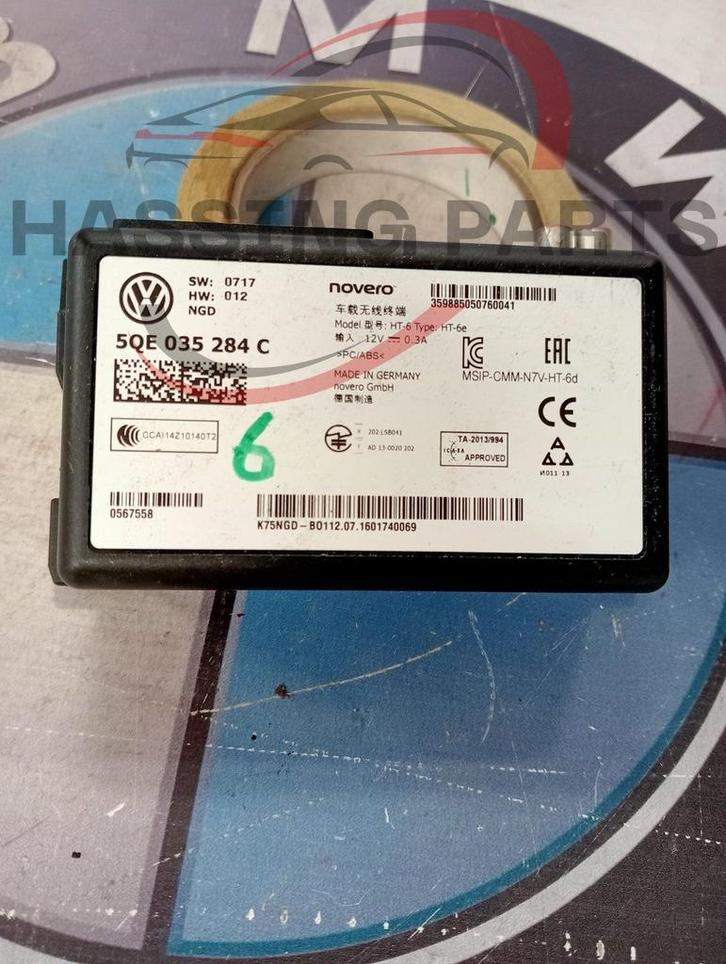 5QE035284C Online Diensten Module Passat B8 GTE NOVERO, Auto-onderdelen, Dashboard en Schakelaars, Volkswagen, Gebruikt, Ophalen of Verzenden