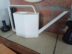 Leuke vintage witte kunstof gieter, Tuin en Terras, Gieters, Ophalen of Verzenden, Gebruikt, Kunststof