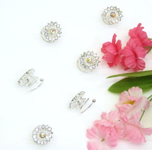 Zeer mooie set strass curlies., Sieraden, Tassen en Uiterlijk, Overige Accessoires, Nieuw, Ophalen of Verzenden