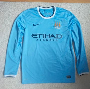 Longsleeve Manchester City thuisshirt 2013/14 - maat M beschikbaar voor biedingen