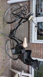 Mama fiets met kinderzit achter (25 kilo), Ophalen