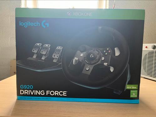 G920 Logitech Driving Force, Spelcomputers en Games, Spelcomputers | Xbox | Accessoires, Zo goed als nieuw, Xbox One, Xbox Series X