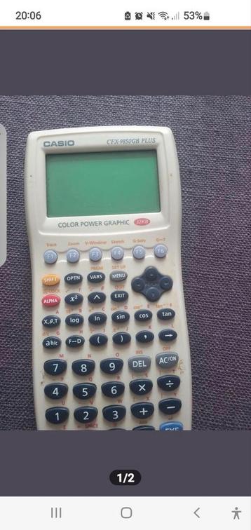 Rekenmachine CFX-9850GB PLUS beschikbaar voor biedingen