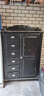 Vintage opbergkast opknapper, Huis en Inrichting, Kasten | Overige, Ophalen, Gebruikt