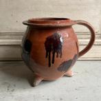 Zeldzame antieke pot op pootjes *tres jolie Duiven*, Antiek en Kunst, Antiek | Keramiek en Aardewerk, Verzenden