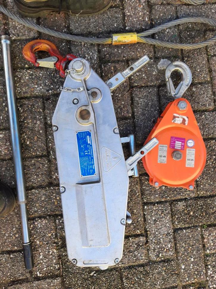 Tirfor lier, Doe-het-zelf en Verbouw, Lieren en Takels, Ophalen