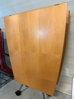 Inklapbare vergadertafel massief hout - 280x110cm, Huis en Inrichting, Bureaus, Ophalen
