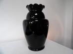 Art Deco Grote Doyen Vaas zwart opaline