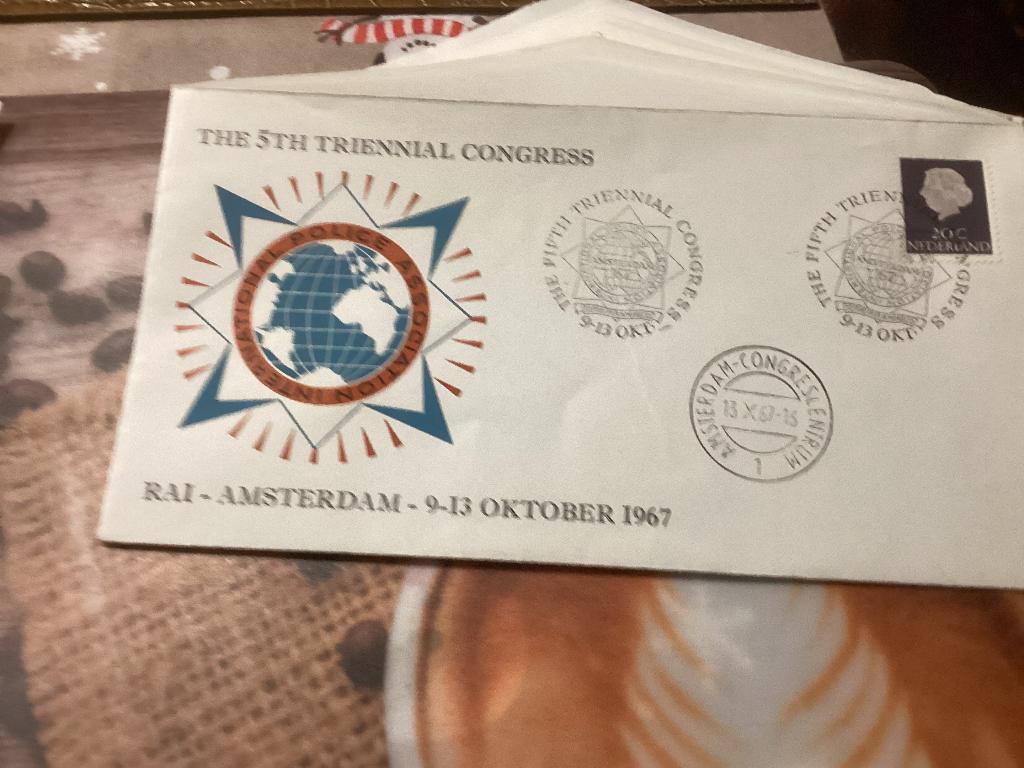 No8089 5rth triennial congres Amsterdam 13-10-1967 Heb ook, Ophalen, Nederland