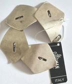 Zilverkleurige Armband - Ottaviani Italy, Sieraden, Tassen en Uiterlijk, Armbanden, Ophalen of Verzenden, Nieuw, Zilver, Staal