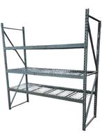 Stelling keuze legbord rooster, multiplex, spaanplaat, buis, Huis en Inrichting, Kasten | Stellingkasten, Ophalen, Gebruikt