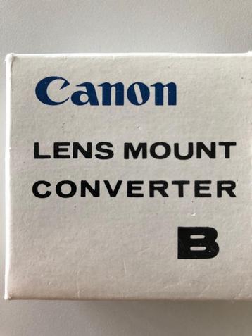 Canon lens mount converter B (van Canon FD naar Leica draad) beschikbaar voor biedingen