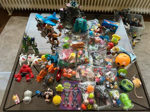 Verzameling figuren van spongebob, snoopy, tarzan, monters, Verzamelen, Poppetjes en Figuurtjes, Zo goed als nieuw, Ophalen of Verzenden