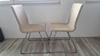 2 Beige IKEA stoelen, Ophalen, Gebruikt, Twee, Overige kleuren