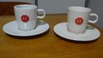 2 Kop En Schotel Van Douwe Egberts., Huis en Inrichting, Keuken | Servies, Ophalen of Verzenden, Zo goed als nieuw, Overige stijlen