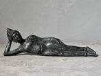 Bronzen liggende buddha, Ophalen of Verzenden, Brons