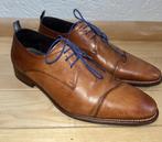 Floris van Bommel veterschoenen 39 1/3 cognackleur G + leest, Bruin, Verzenden, Floris van Bommel, Zo goed als nieuw
