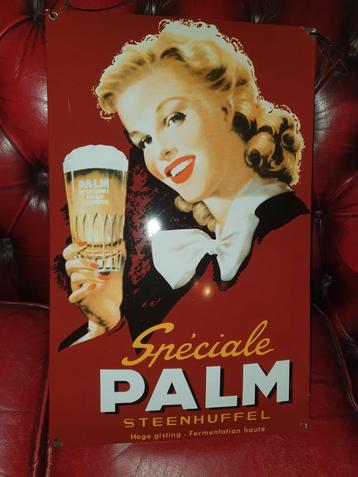 Palm Bier Emaillen reclamebord  beschikbaar voor biedingen