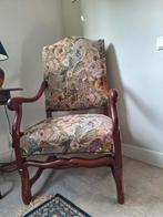 Vintage stoel met mooie bekleding, Ophalen