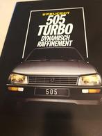 Nederlands Peugeot 505 Turbo INJECTION folder IZGST2,2 liter, Peugeot, Ophalen of Verzenden, Zo goed als nieuw