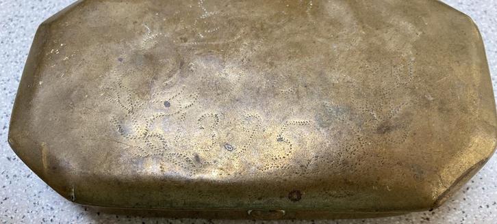 Antiek Snuiftabac Tabak doos datum 1895, Antiek en Kunst, Curiosa en Brocante, Verzenden