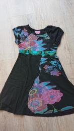 Desigual jurk (zwart, maat: 134-140 (9-10), Desigual, Meisje, Ophalen of Verzenden, Zo goed als nieuw